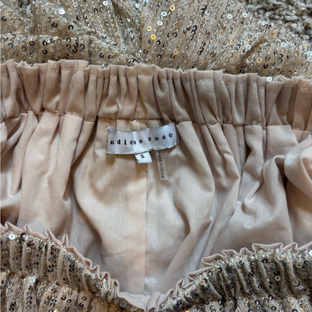 Endless Rose Sequin Bubble Shorts - image 3